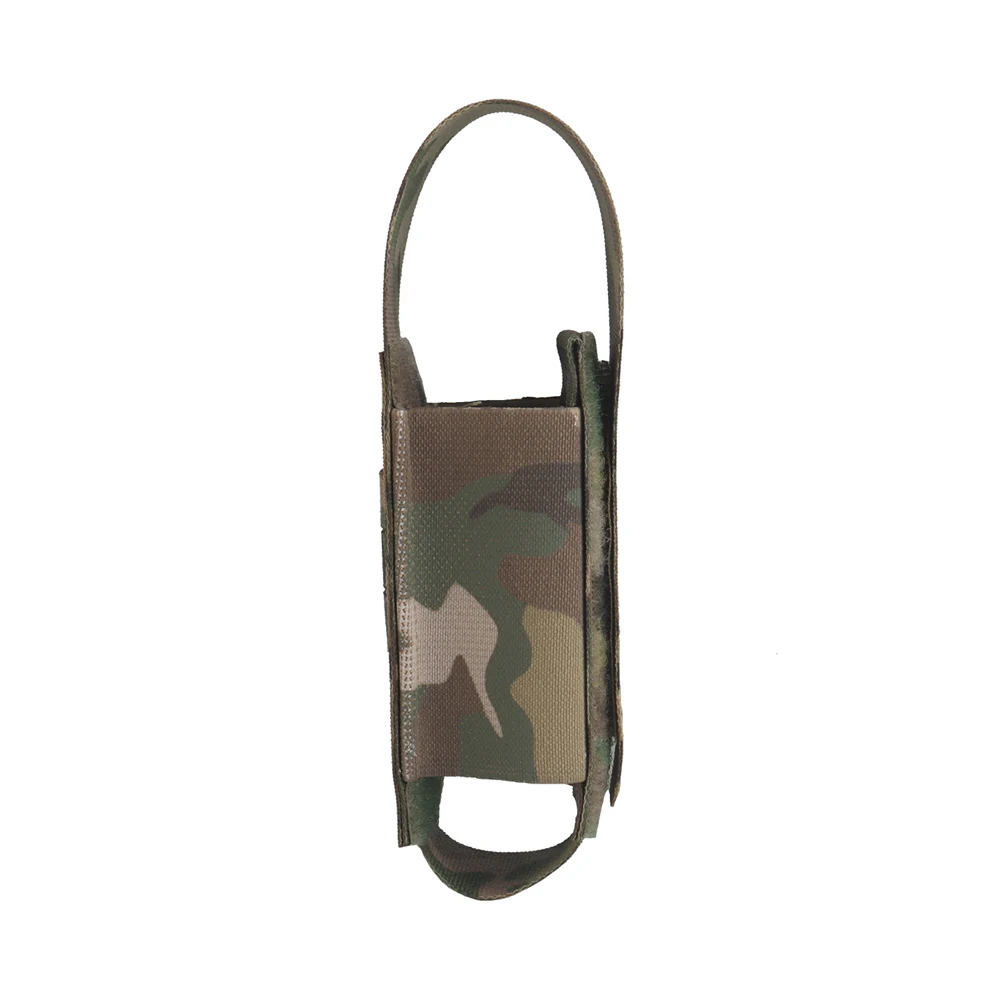 Bolsa táctica MOLLE para granadas de humo y flash con tapa abatible - imagen 2