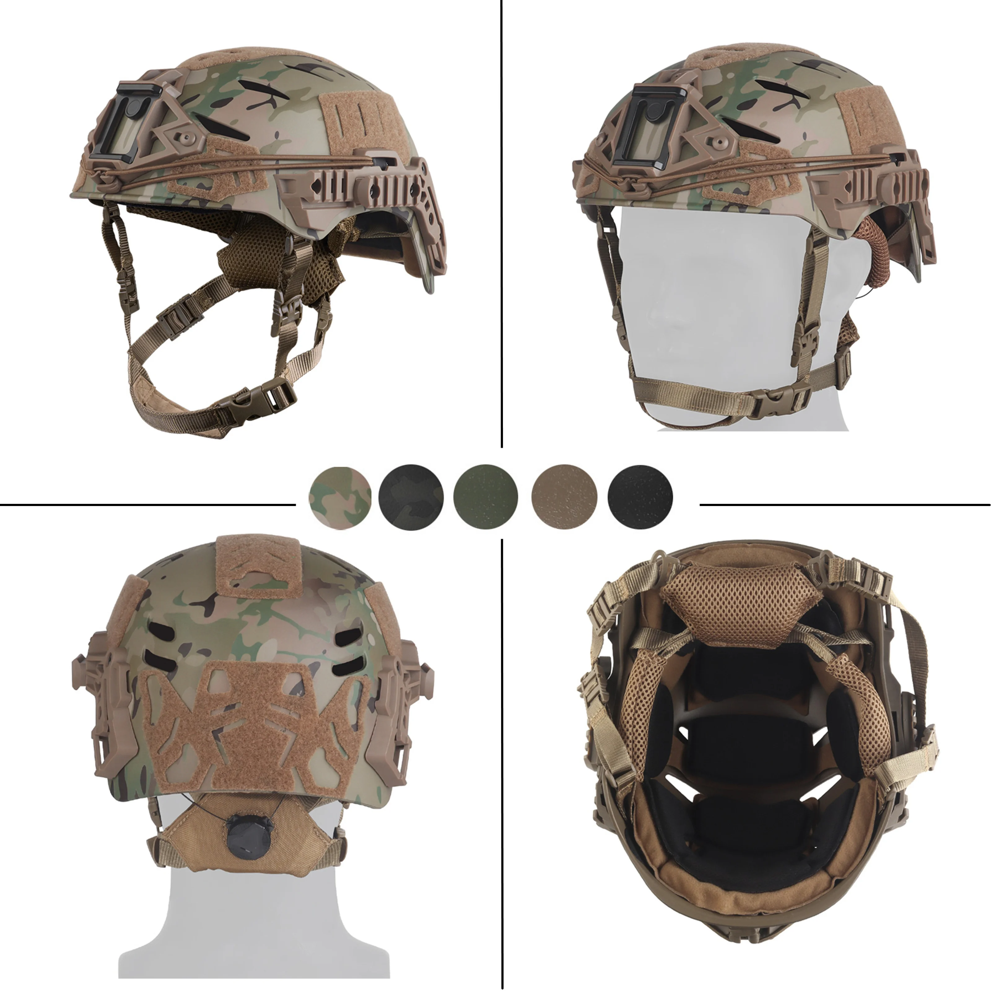 Casco táctico Wendy 3.0 FAST ultraligero para airsoft - imagen 3