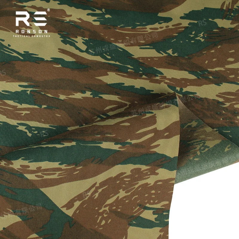 Tela Cordura 500D camuflaje Grecia Lizard impermeable PU táctica - imagen 3