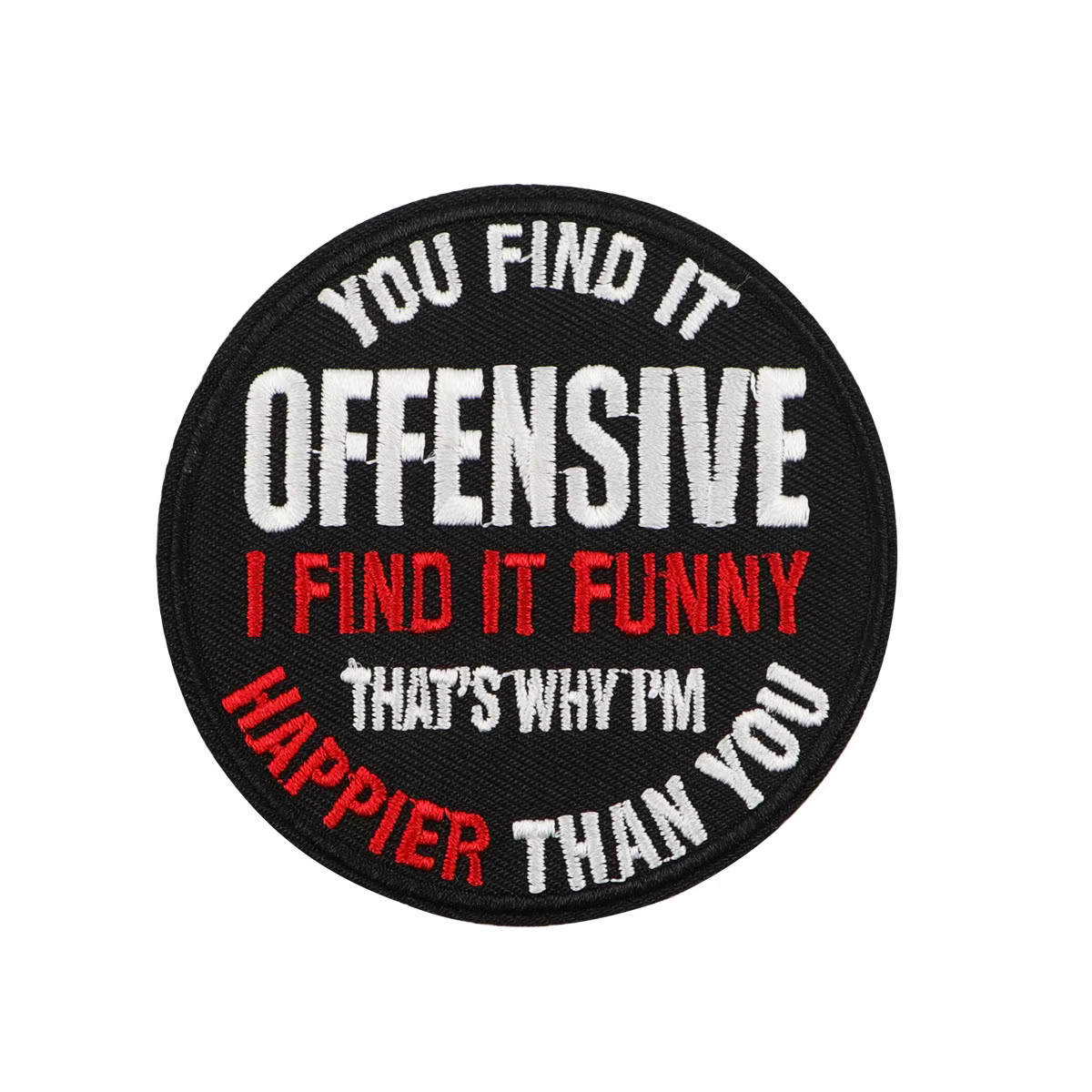 Parche bordado para planchar I FIND IT FUNNY - accesorio de ropa - imagen 5