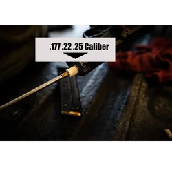 Kit limpieza calibres .177, .22 y .25 con perlas de fieltro