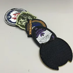 Parche táctico PVC personalizado transferencia térmica en relieve