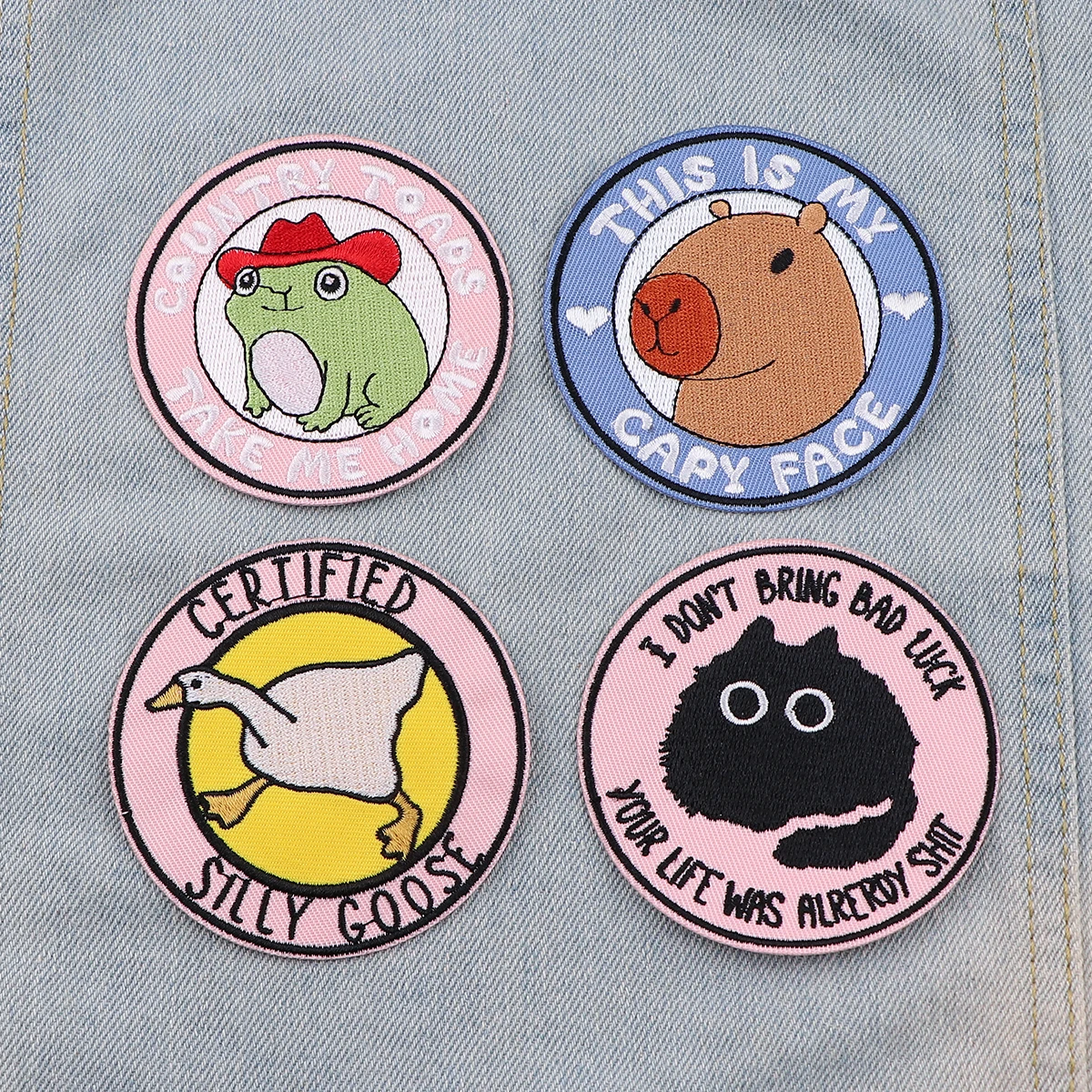 Parche bordado capibara para planchar – Personalizar chaqueta o mochila - imagen 5