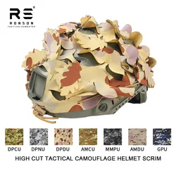 Auscam DPDU scrim camuflaje 3D corte láser para casco rápido