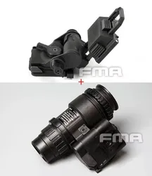 Visor de visión nocturna táctico NVG negro con soporte plástico