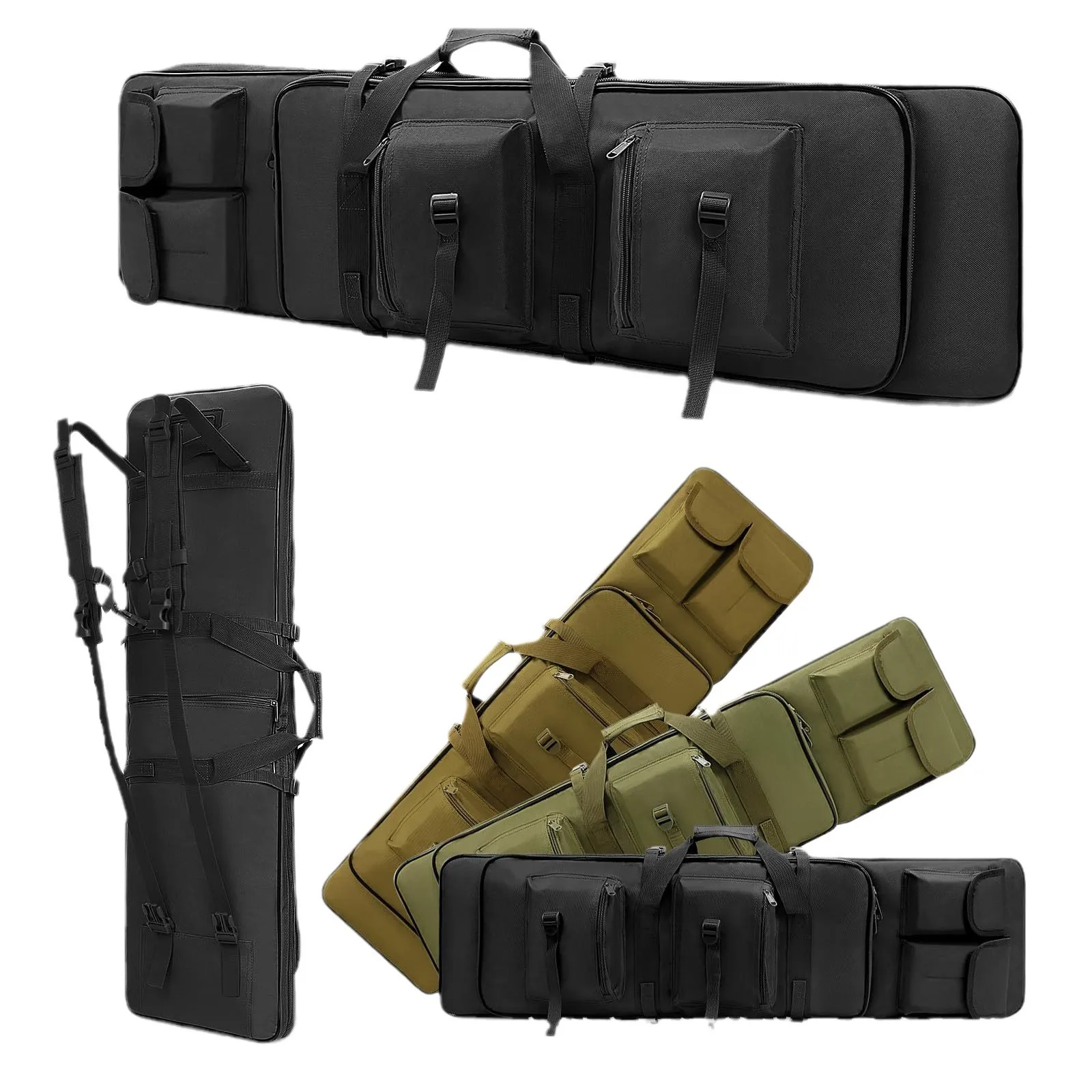 Funda táctica rifle de caza acolchada protectora - imagen 2