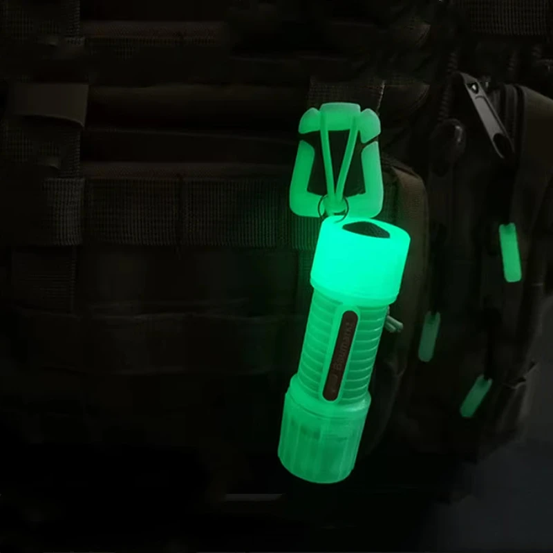 Clip luminoso MOLLE táctico para linternas y gestión de cables - imagen 2