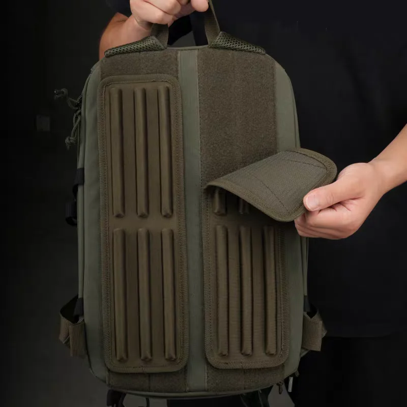 Mochila táctica ligera para senderismo doble correa y expansión rápida - imagen 2