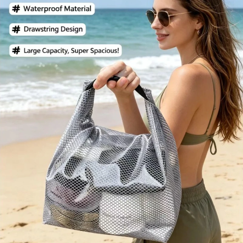 Bolsa de cosméticos impermeable con gran capacidad