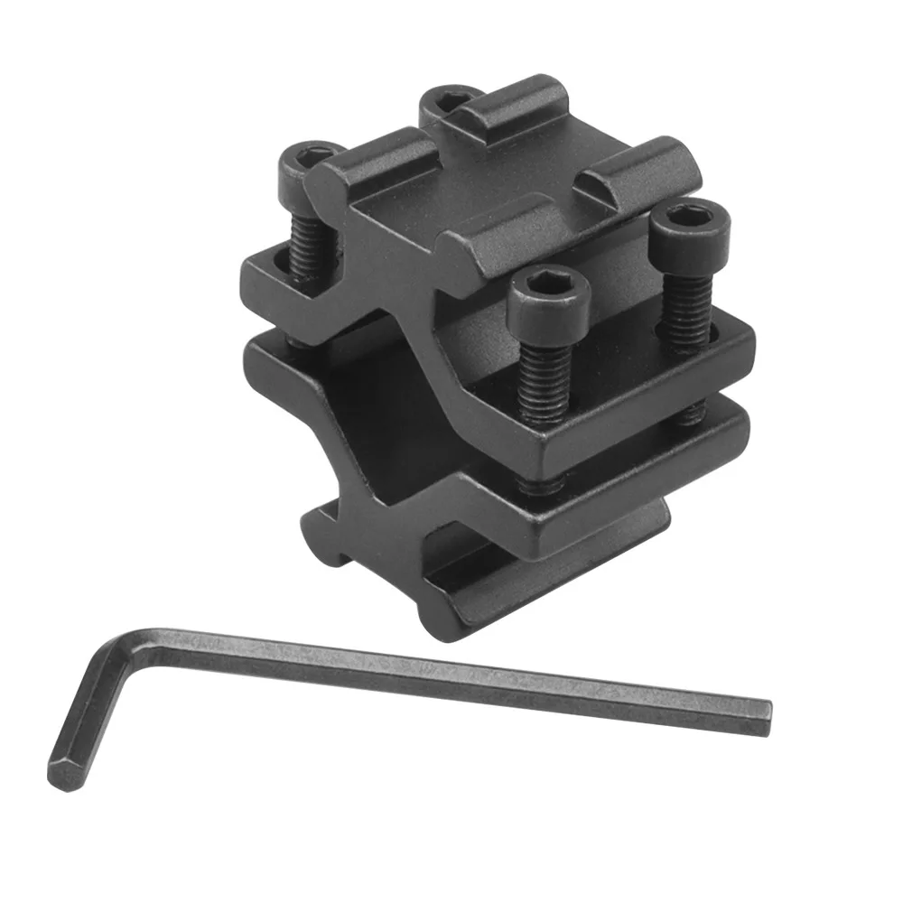 Adaptador de riel Picatinny táctico ajustable para láser y linterna - imagen 5