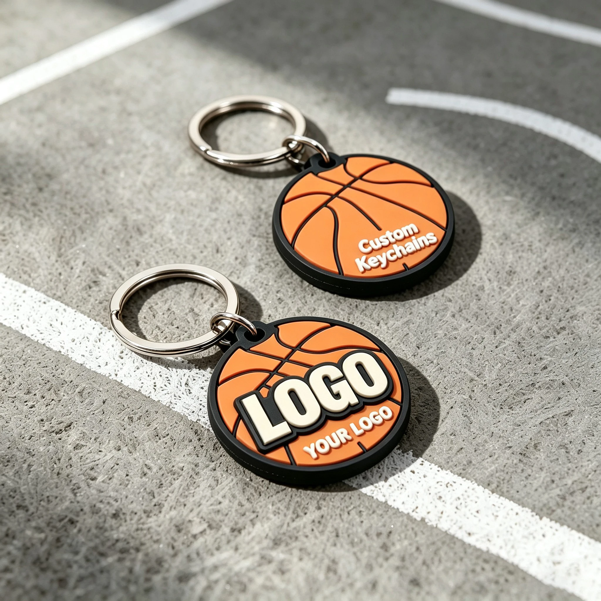 Llavero táctico de PVC suave con logo 2D y 3D, regalo corporativo - imagen 4