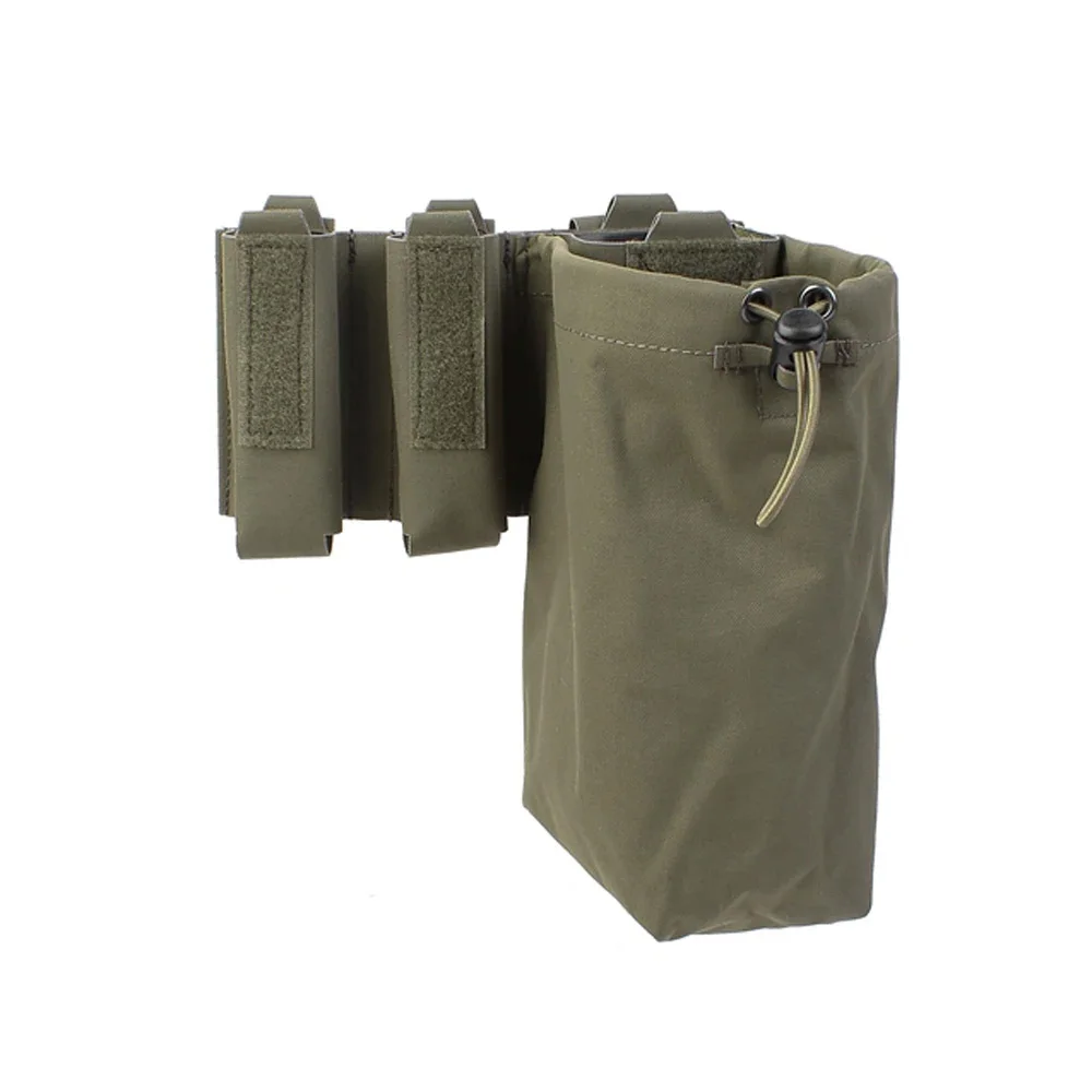 Cinturón táctico utilitario MOLLE con doble bolsa para cargadores - imagen 4