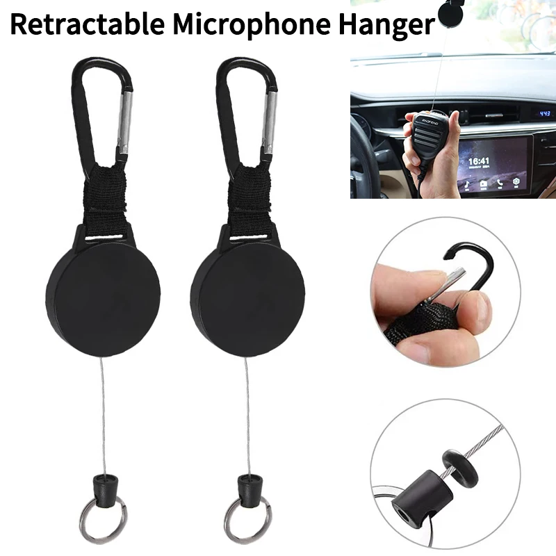 Soporte radio coche Baofeng/Wouxun con micrófono retráctil - imagen 4