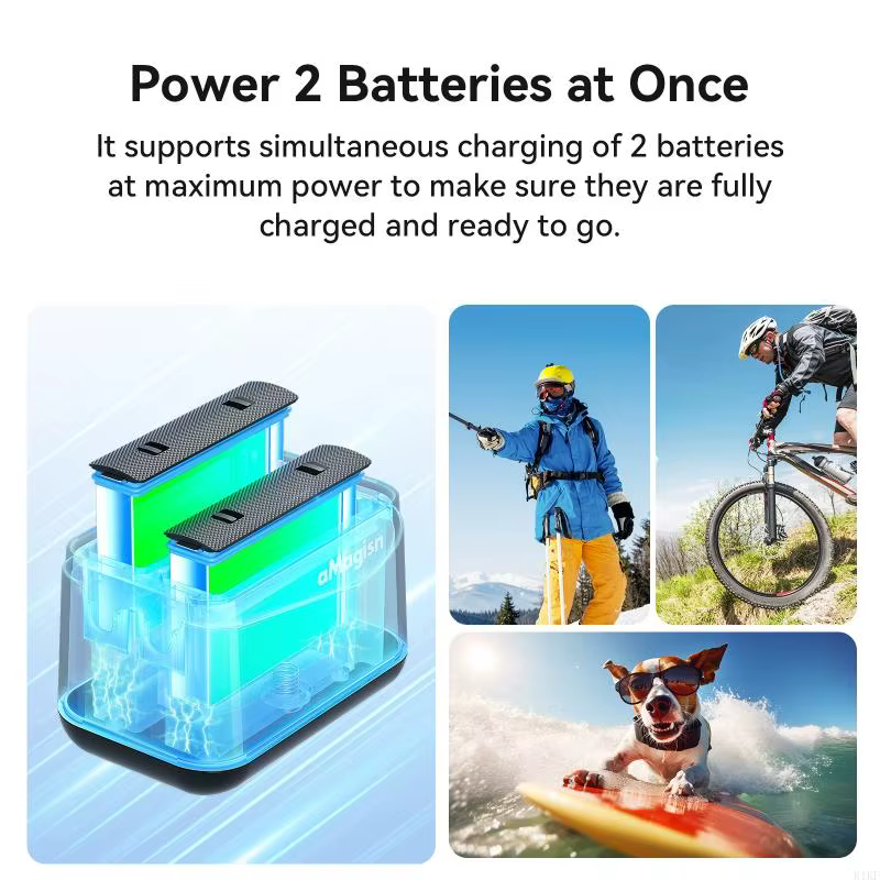 Air 360 base de carga táctica para cámaras acción con luces seguras - imagen 2