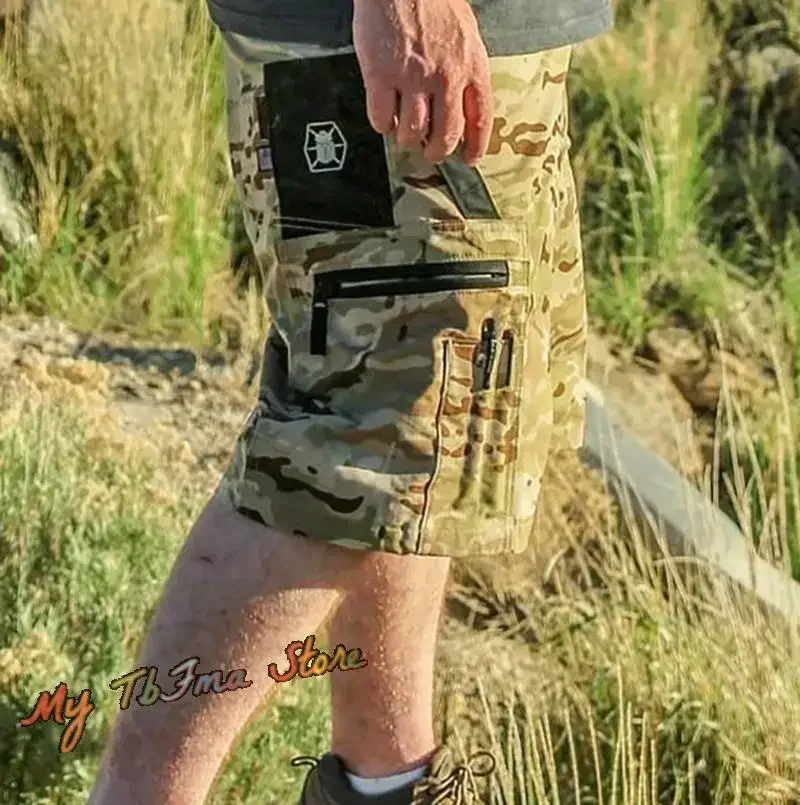 Shorts tácticos ripstop multibolsillos – Hombre - imagen 4