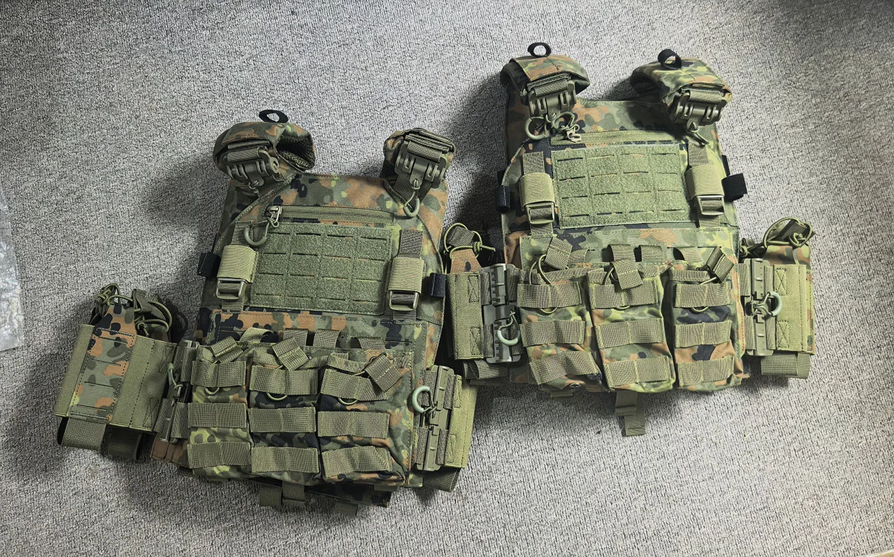 Chaleco táctico caza MOLLE impermeable liberación rápida con kit médico - imagen 2