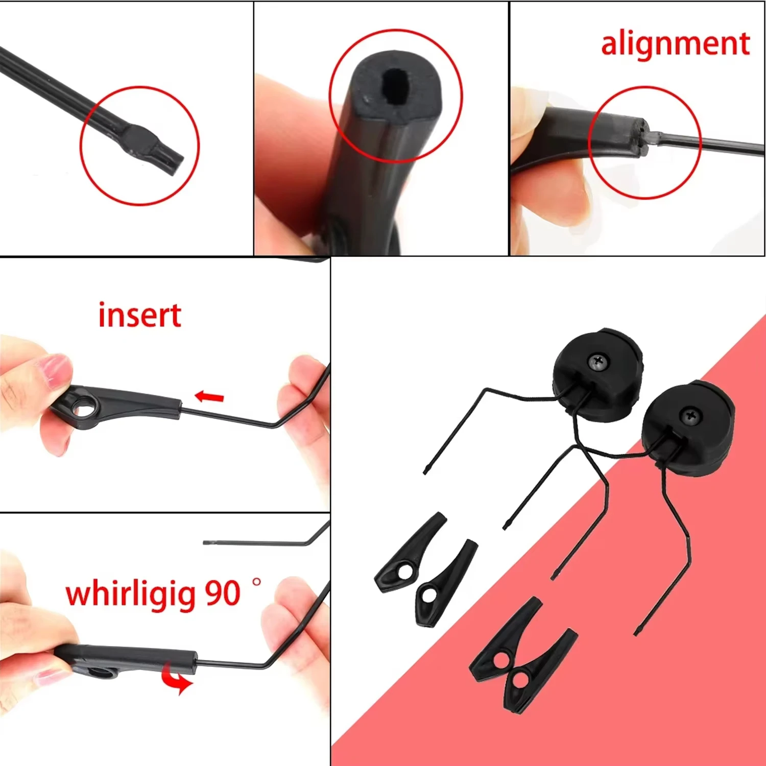 Soporte táctico para casco Ops Core ARC – Auriculares HL - imagen 4