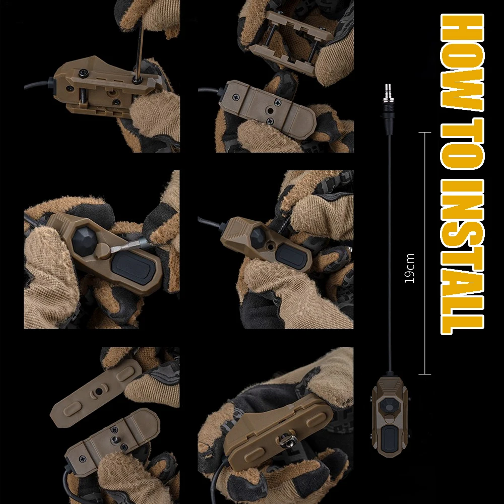 AXON Interruptor Táctico Doble Función Conector SF para Picatinny - imagen 5