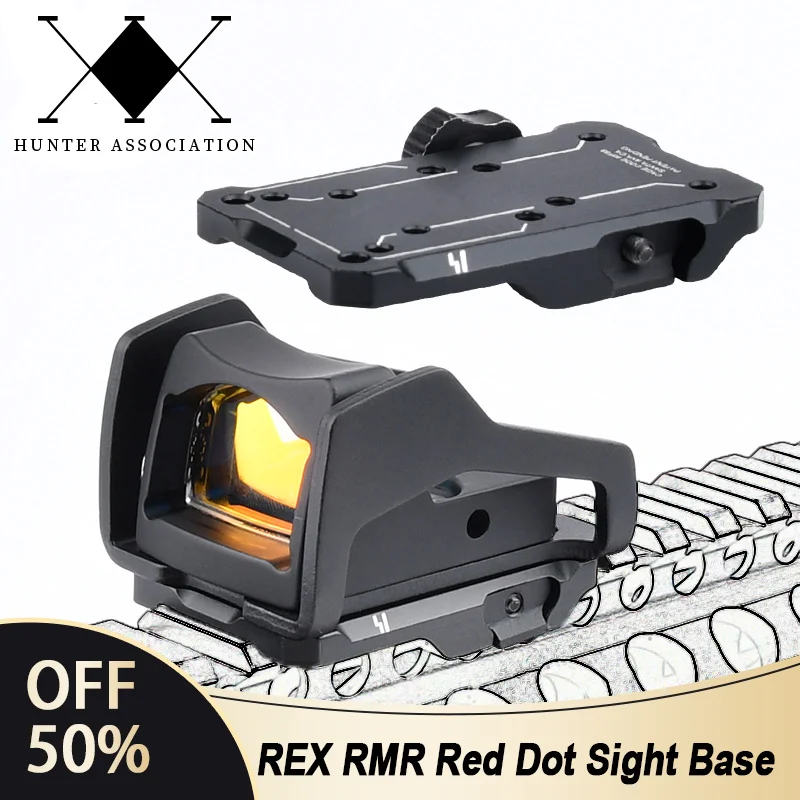 WADSN base de mira réflex REX – punto rojo para riel Picatinny 20mm - imagen 5