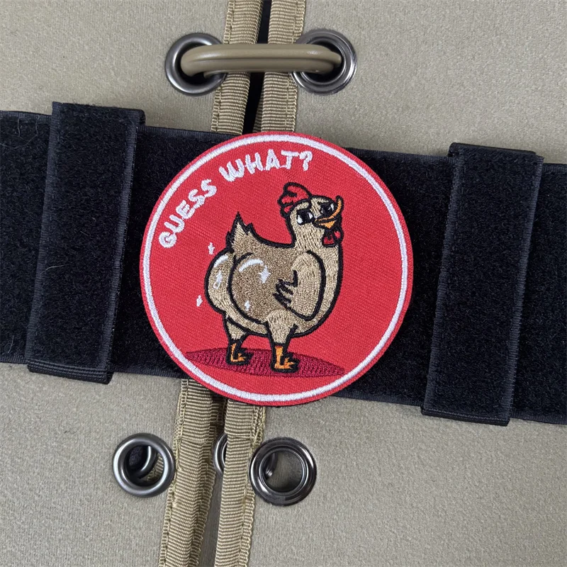 Parche bordado Chanticleer con velcro – Insignia táctica militar - imagen 5