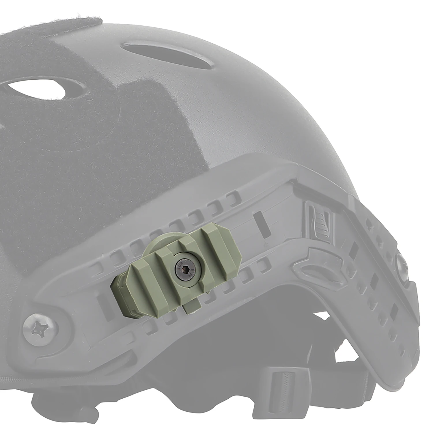 ARC Adaptador Picatinny giratorio 360° para linterna de casco - imagen 4
