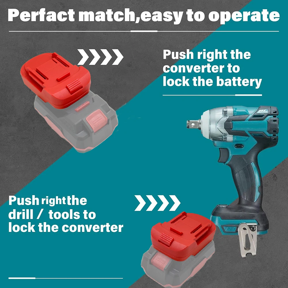 Adaptador batería litio Makita compatible con Dewalt y Bosch - imagen 5