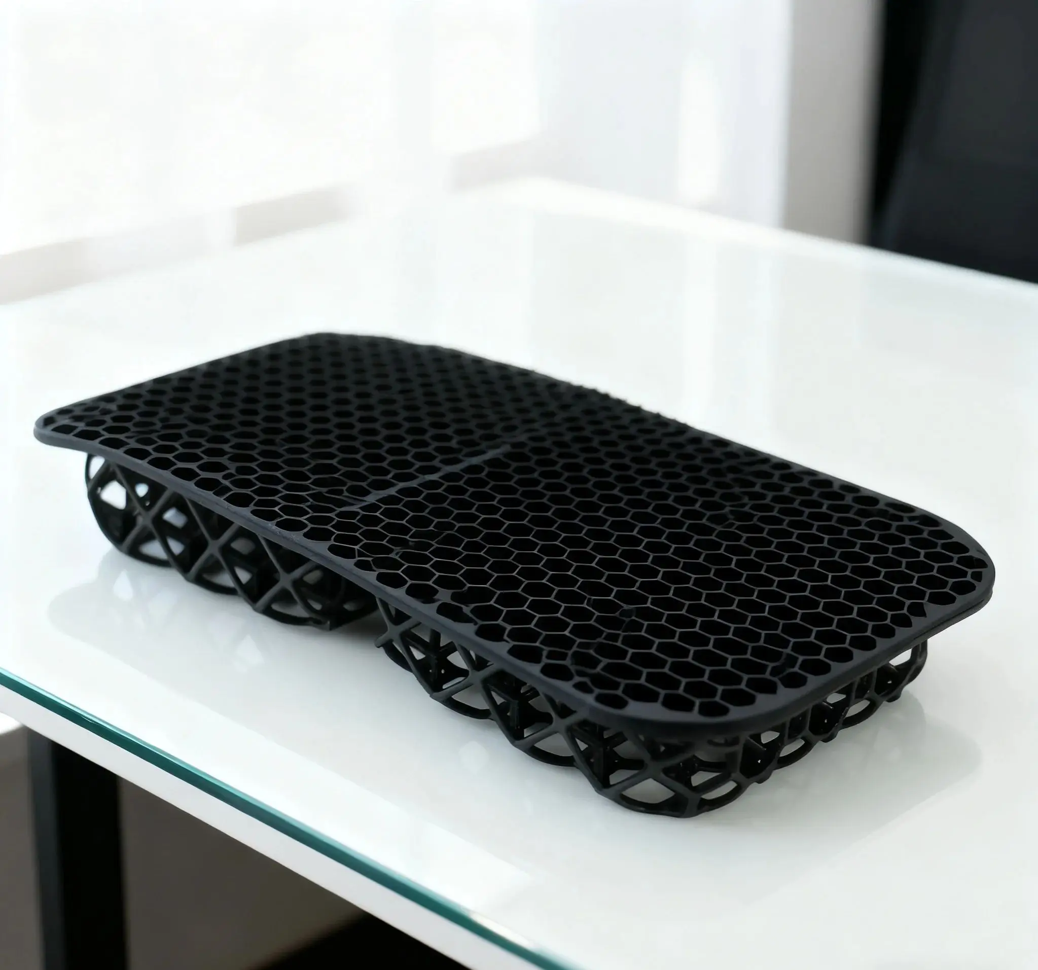 Almohadilla de enfriamiento elástica impresa en 3D transpirable - imagen 4