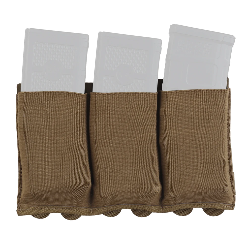Portacargador MOLLE elástico triple para chaleco táctico rifle - imagen 3