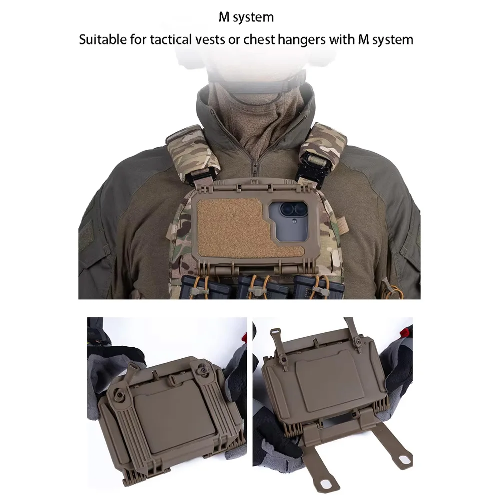 Funda Táctica MOLLE para Móvil – Universal para Chaleco Portaplacas - imagen 3