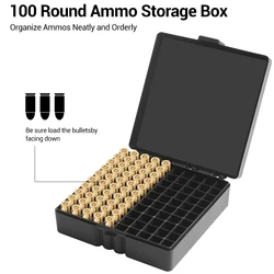 Caja munición táctica tapa abatible – 9mm para tiro y caza