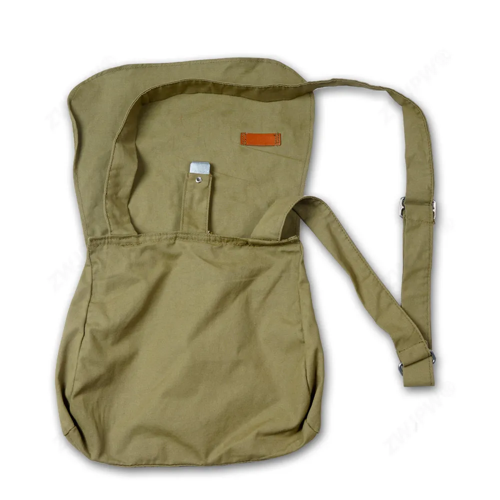 Bolso bandolera táctico retro II Guerra Mundial, correa hombro - imagen 3