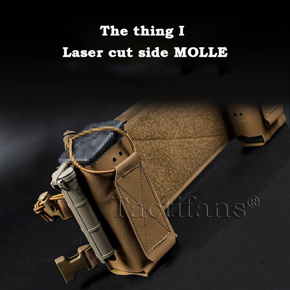 Chaleco táctico MOLLE plataforma de pecho expansión rápida Airsoft - imagen 5