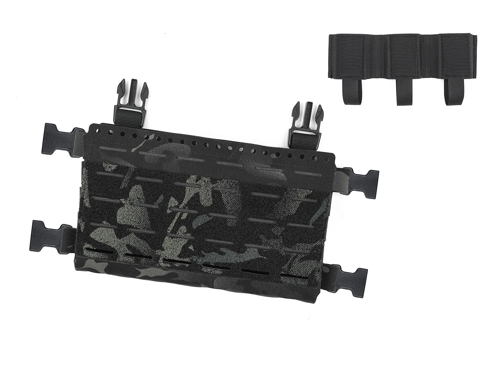 Chaleco táctico MK5 MOLLE porta placa negro