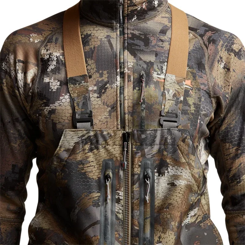 Hudson traje caza pato camuflaje superior con pantalón y babero - imagen 2