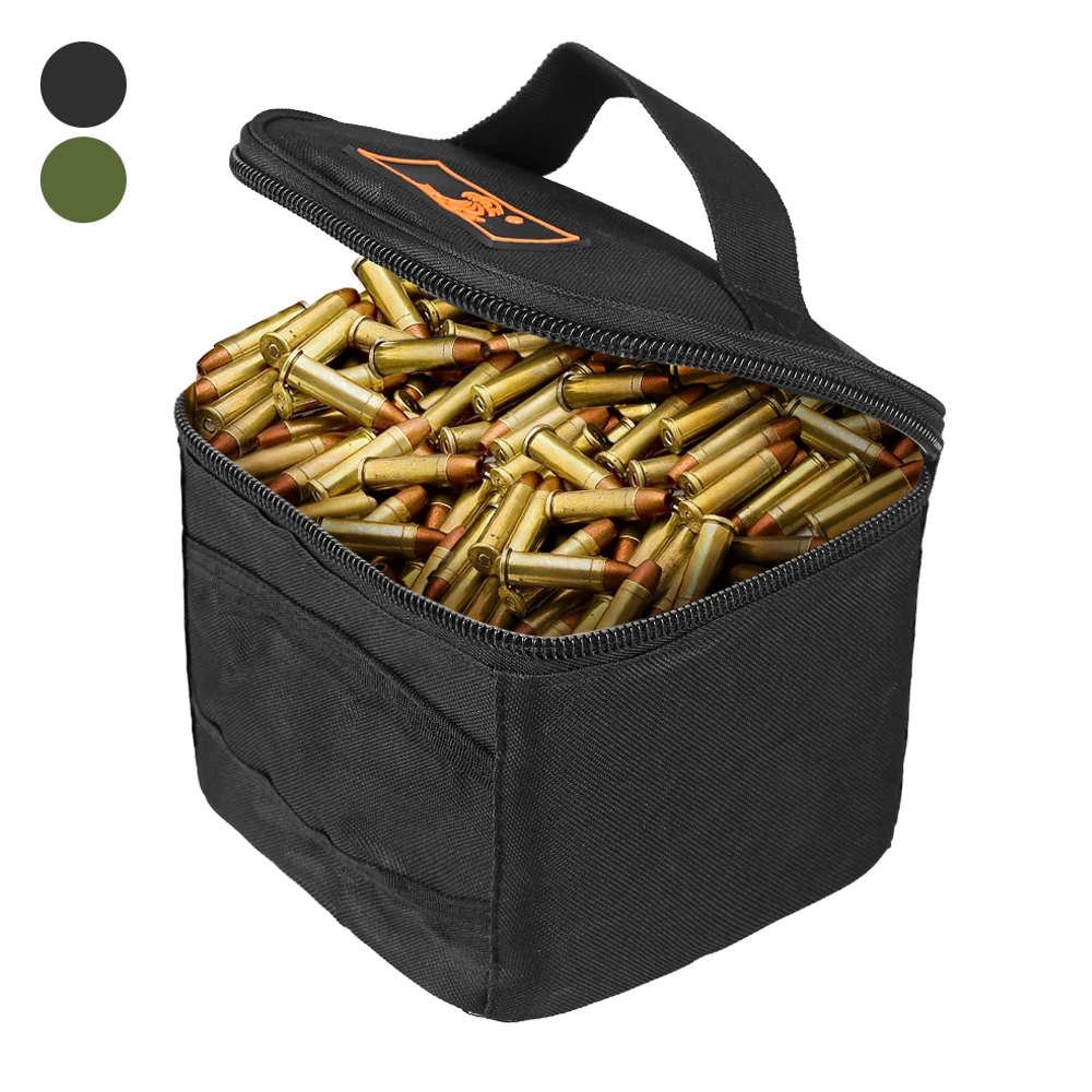 Bolsa para cartuchos de rifle en nailon negro
