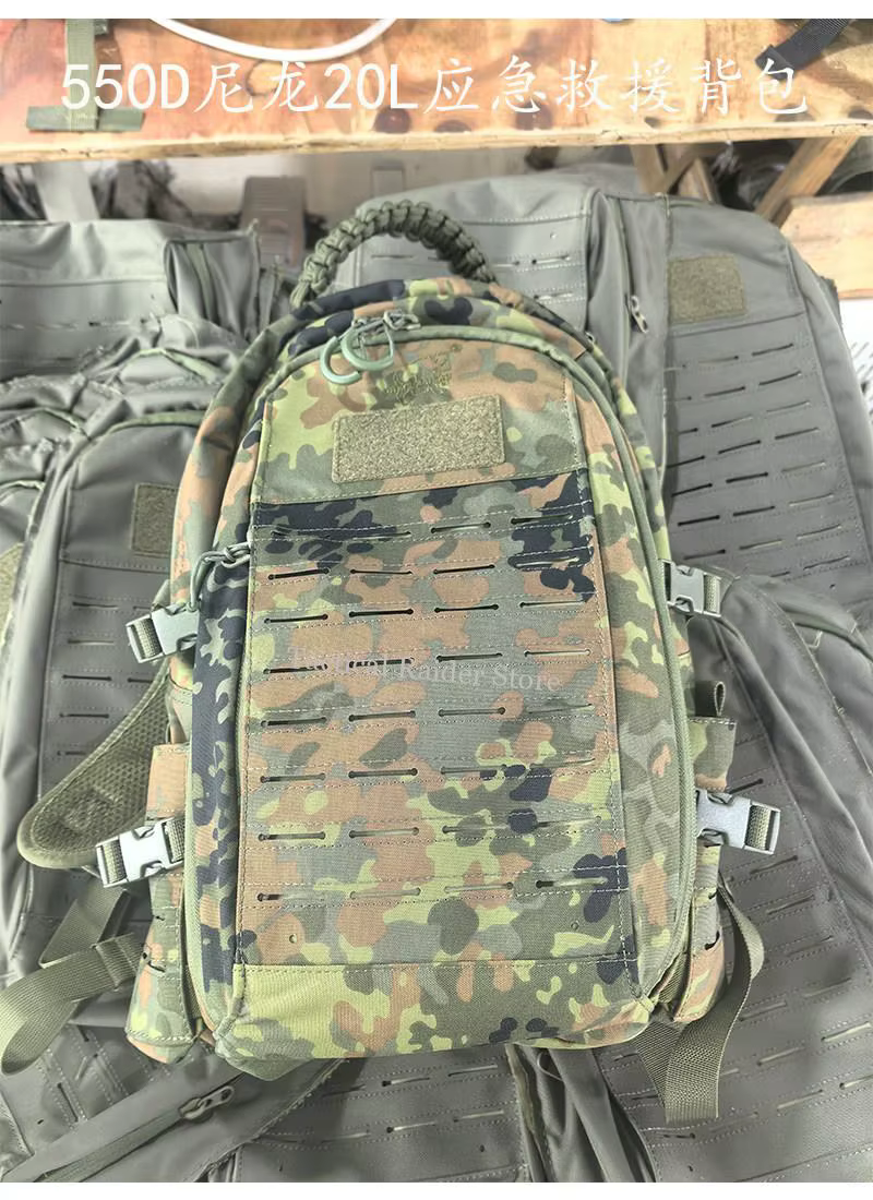 Mochila táctica camuflaje para senderismo con funda ordenador - imagen 4