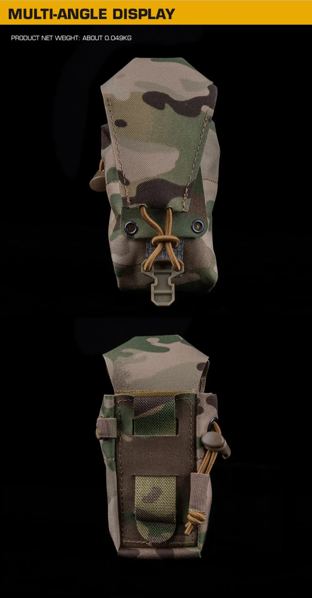 Bolsa táctica compacta para cargador de airsoft