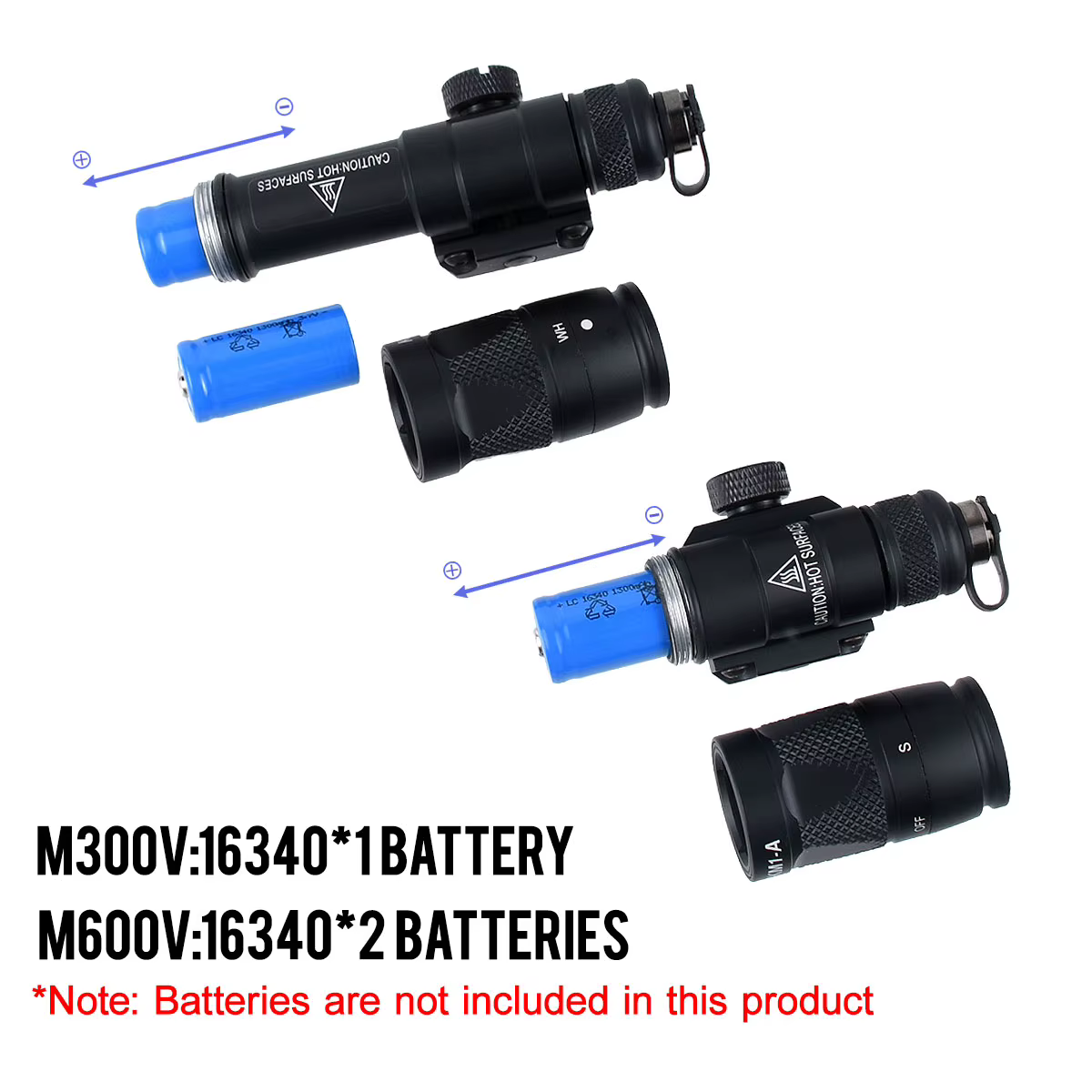 SureFire M300V/M600V – Linterna táctica LED para rifle - imagen 5