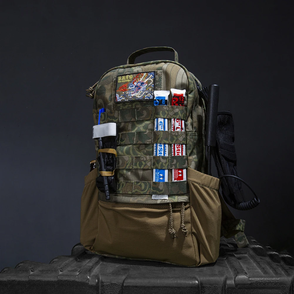 Mochila táctica camuflaje ripstop con organizador para senderismo - imagen 4