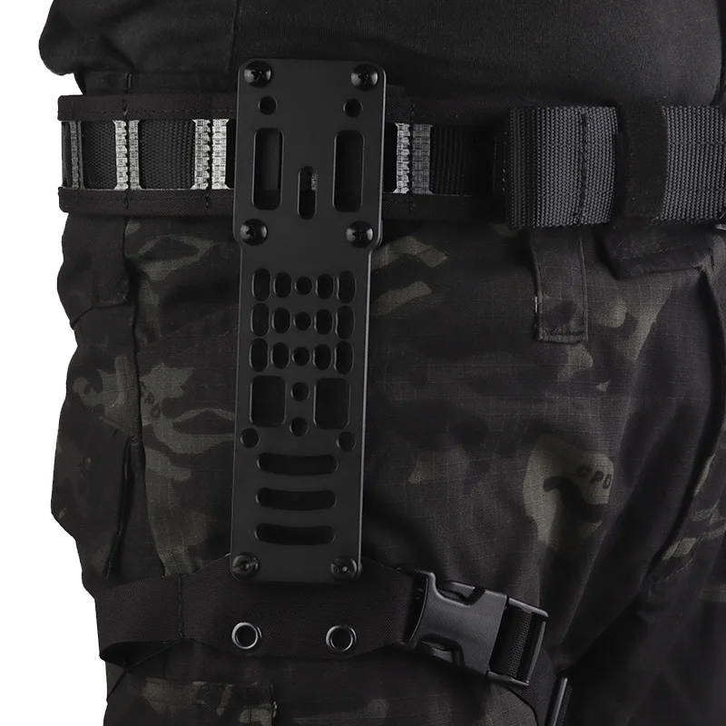 Funda táctica de muslo liberación rápida con correa modular ajustable - imagen 3