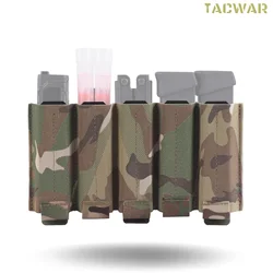Porta cargadores MOLLE pistola 9mm para chaleco táctico airsoft