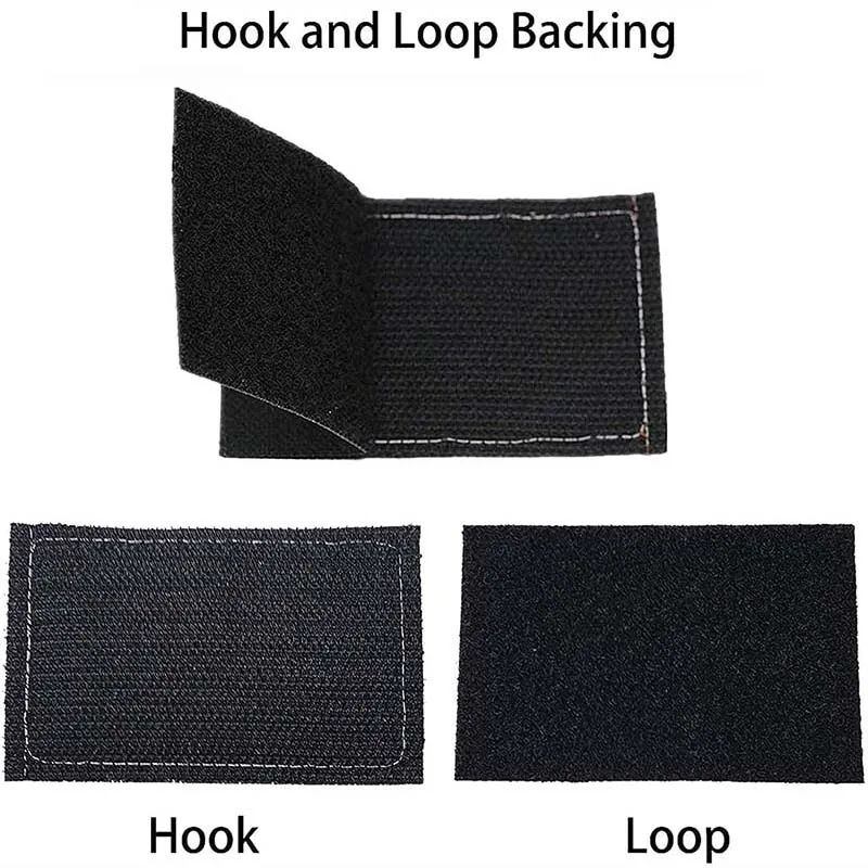 Parches bordados velcro alfabeto inglés – para mochila y cinturón - imagen 2