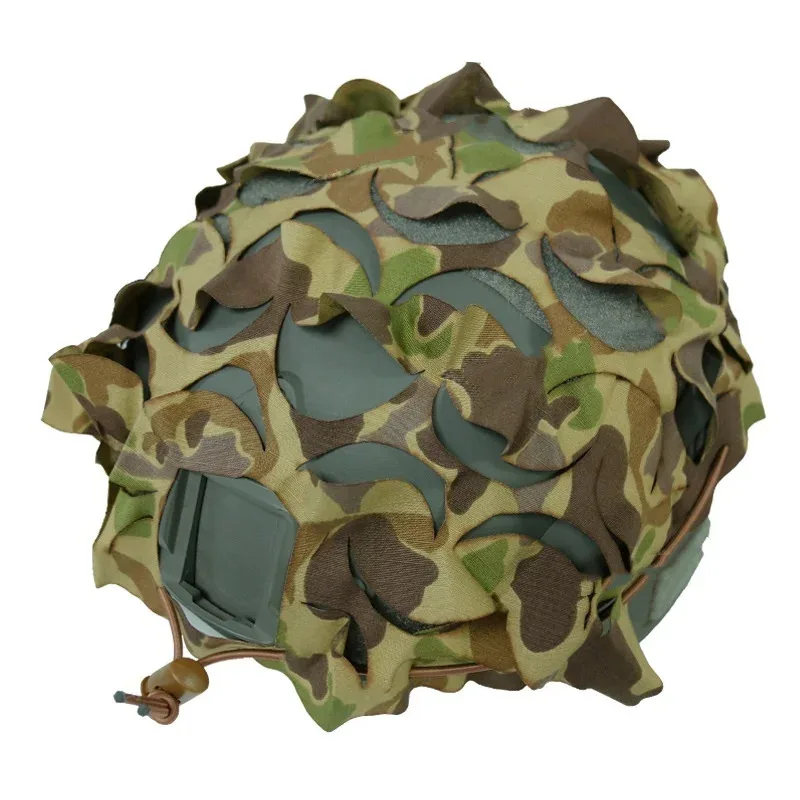 AOR2 A-TACS FG funda cubrecascos táctico 3D Flecktarn - imagen 2