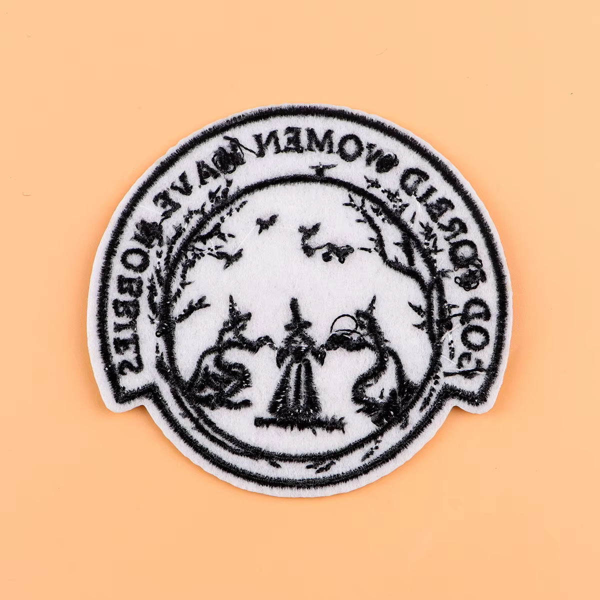 Parche bordado bruja para planchar – accesorio de ropa divertido - imagen 2