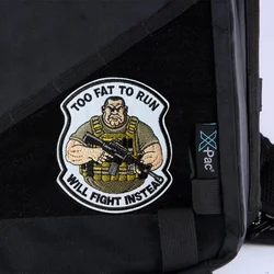 Parche táctico bordado con velcro gancho y bucle para mochila