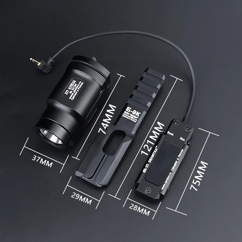Zenitco Klesch-2P: linterna táctica de 500 lúmenes para raíl Picatinny - imagen 3