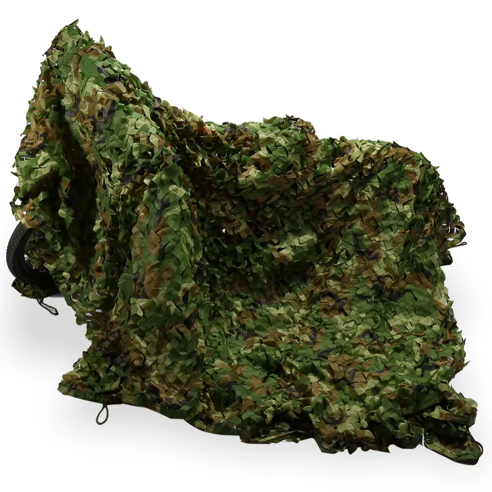 Red de camuflaje militar alta resistencia toldo sombra verde negra - imagen 5