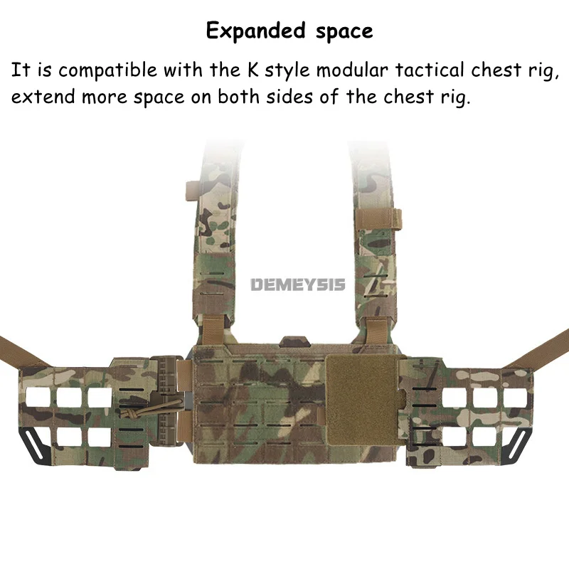 Kit de expansión MOLLE para chaleco táctico modular - imagen 4