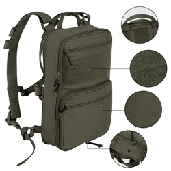 Mochila táctica Krydex con sistema de hidratación militar expandible