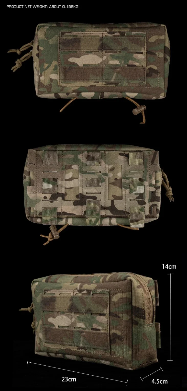 Bolsa compacta de nylon para cintura